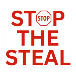 STOP THE STEAL (Stop Sign) sticker