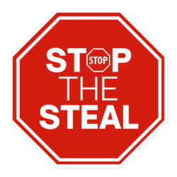 STOP THE STEAL sticker