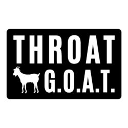 Throat GOAT sticker