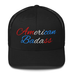 Kid Rock American Badass (Red, White and Blue) Embroidered Trucker Cap