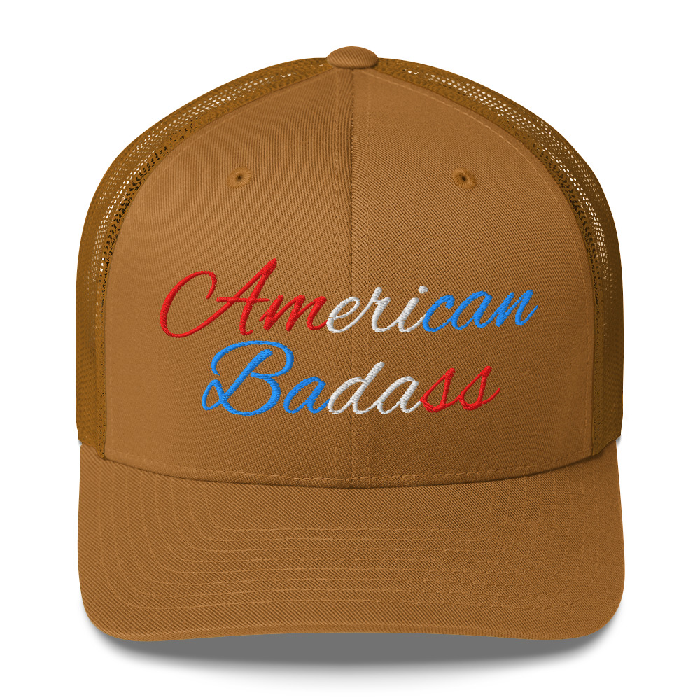 Kid Rock American Badass (Red, White and Blue) Embroidered Trucker Cap - Image 13