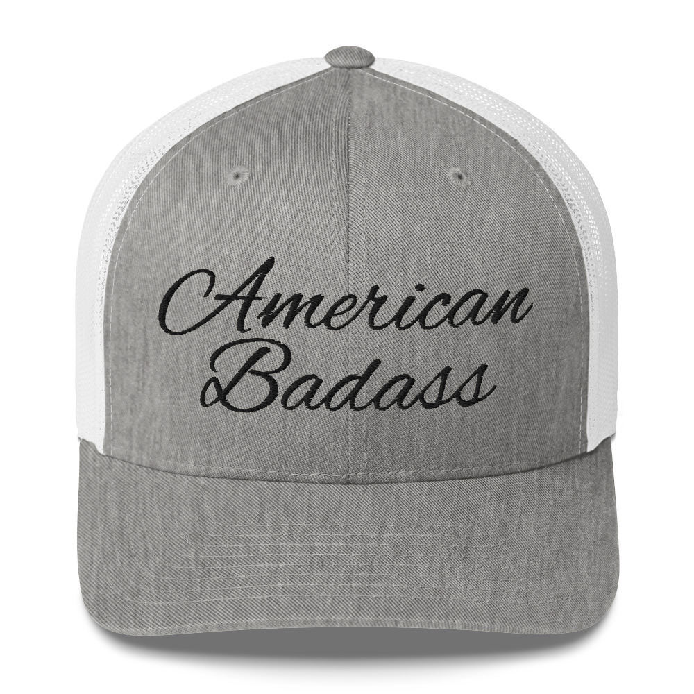 Kid Rock American Badass (Black Embroidery) Trucker Cap - Image 8