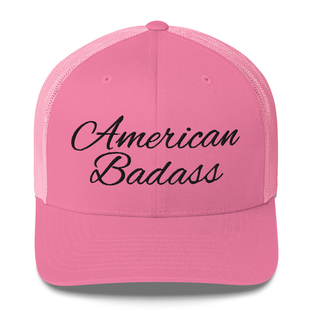Kid Rock American Badass (Black Embroidery) Trucker Cap - Image 6