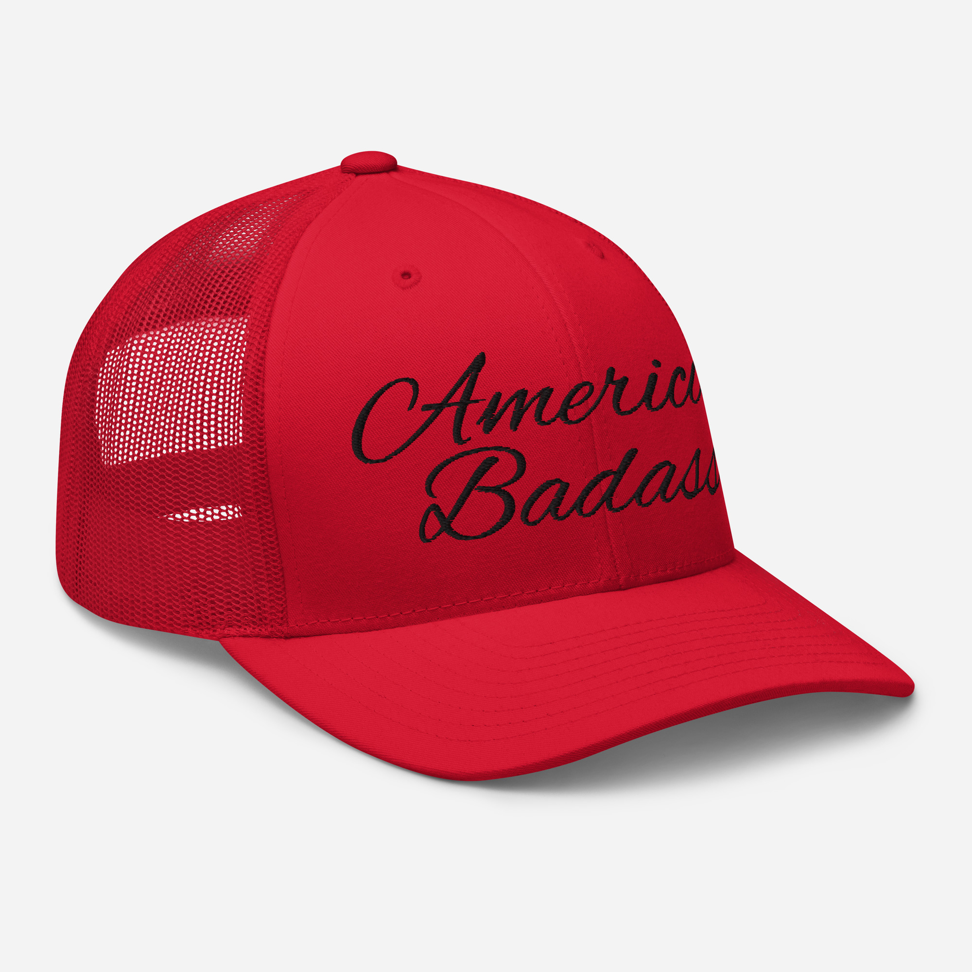 Kid Rock American Badass (Black Embroidery) Trucker Cap - Image 2