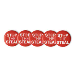 STOP THE STEAL Set of pin buttons