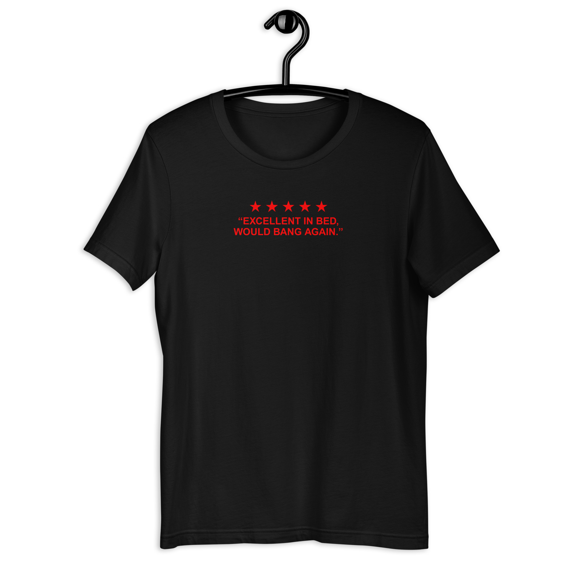 Excellent in Bed 5 Stars Review Unisex t-shirt - Image 4