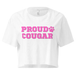 PROUD COUGAR - Cougar Paw (Pink) crop top