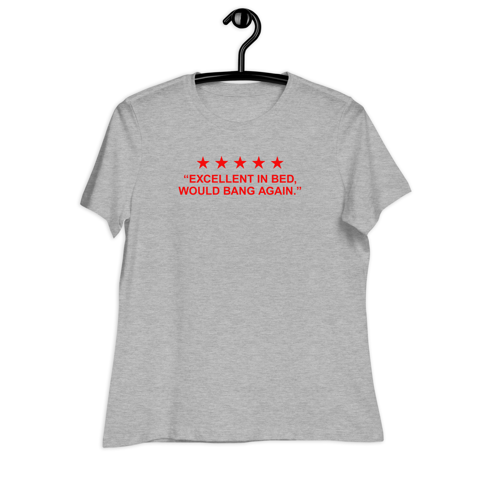 Excellent in Bed 5 Stars Review Women's T-Shirt - Image 8