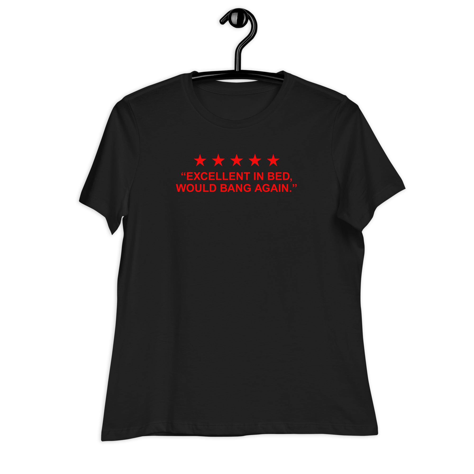 Excellent in Bed 5 Stars Review Women's T-Shirt - Image 6