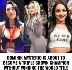 Dominik Mysterio Triple Crown Champion