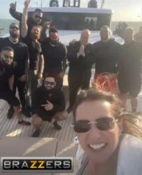 Stephanie McMahon takes on the Bloodline - Brazzers gangbang