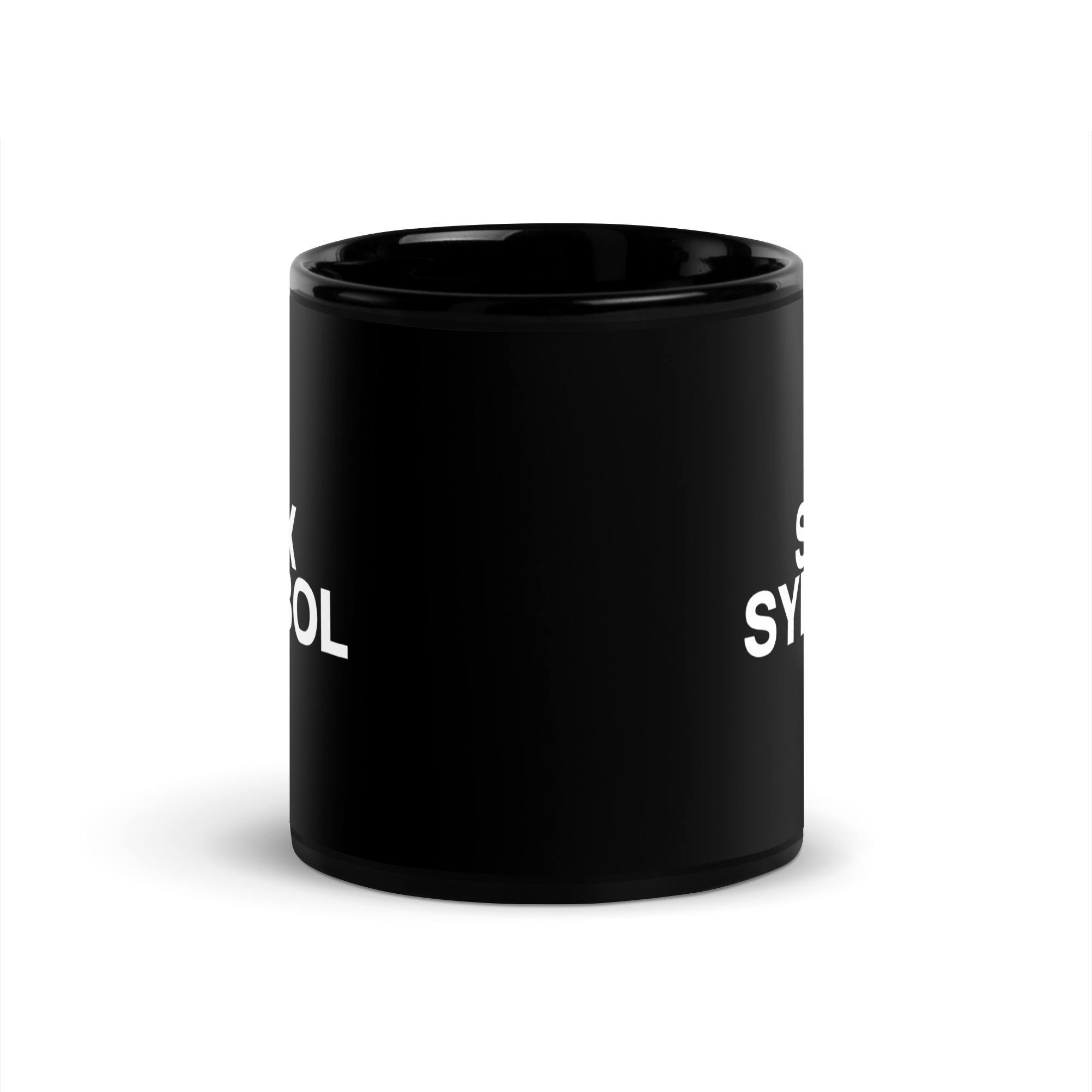 SEX SYMBOL Black Coffee Mug - Image 3