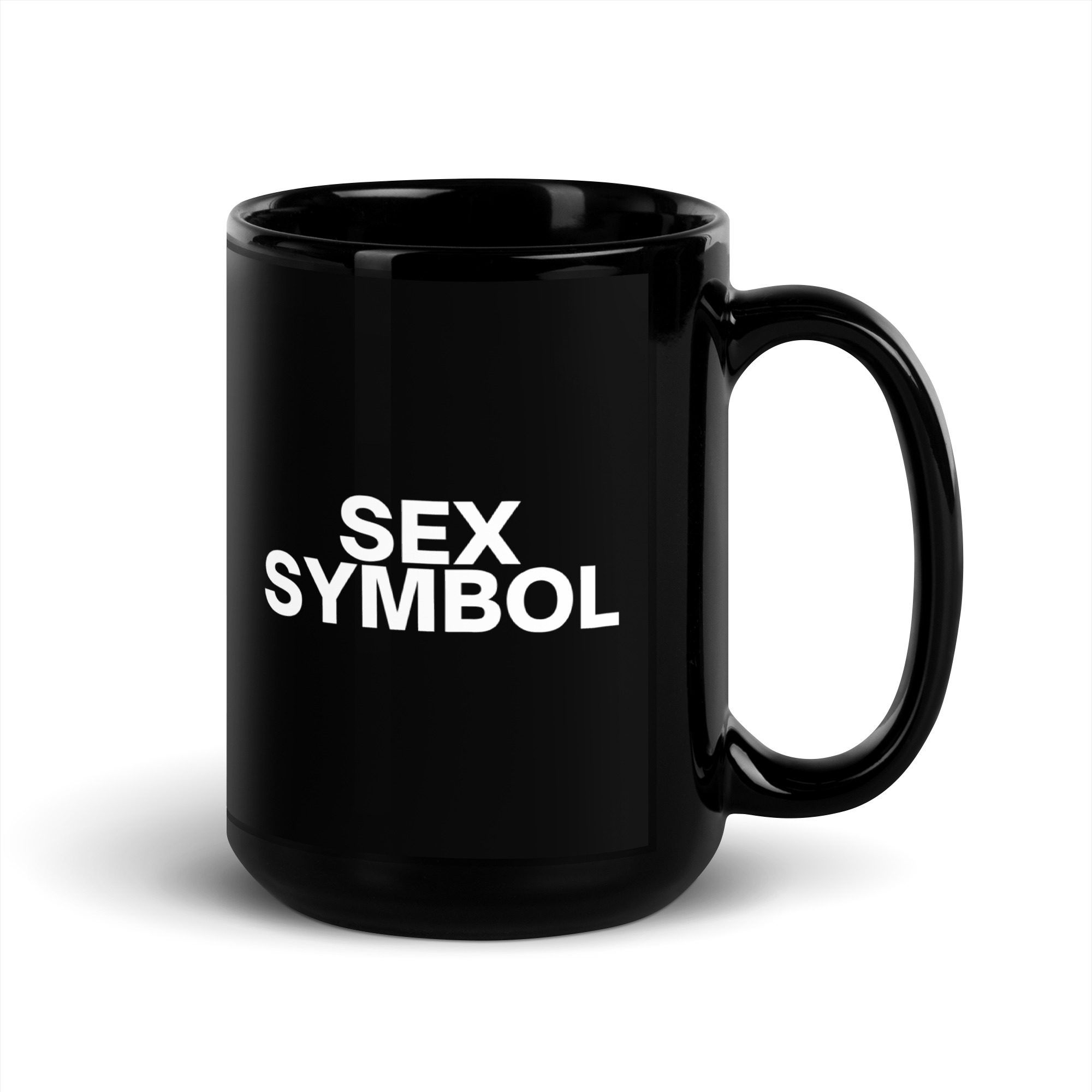 SEX SYMBOL Black Coffee Mug - Image 5