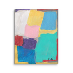 Francoise Gagnon (Planet Abstract 1 - Angela Brennan) Canvas Print