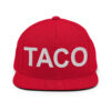 TACO Trump flat brim snapback hat (Embroidered)