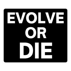 Lily Tomlin ‘Evolve or Die’ sticker