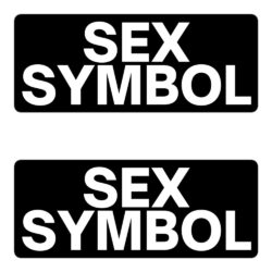 SEX SYMBOL Stickers