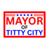 MAYOR of TITTY CITY Vinyl Sticker
