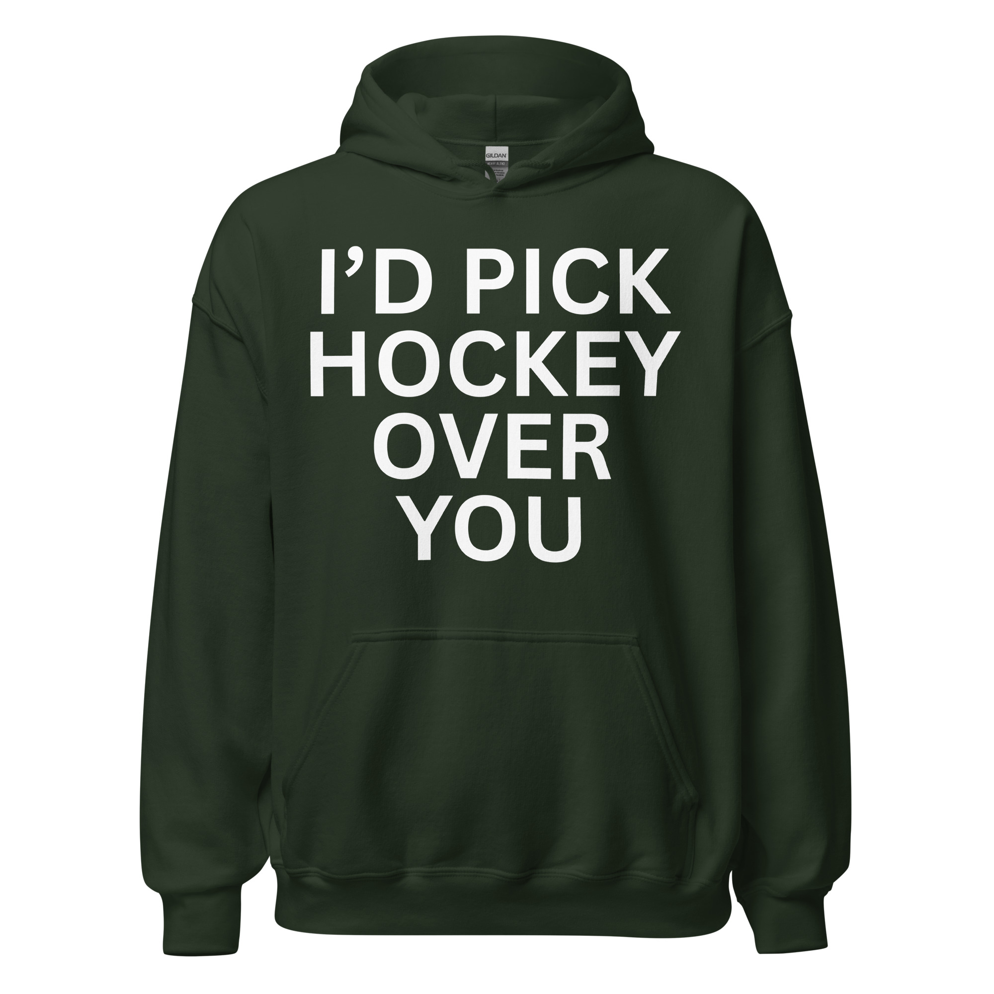 I'd Pick Hockey Over You Hoodie - Image 4