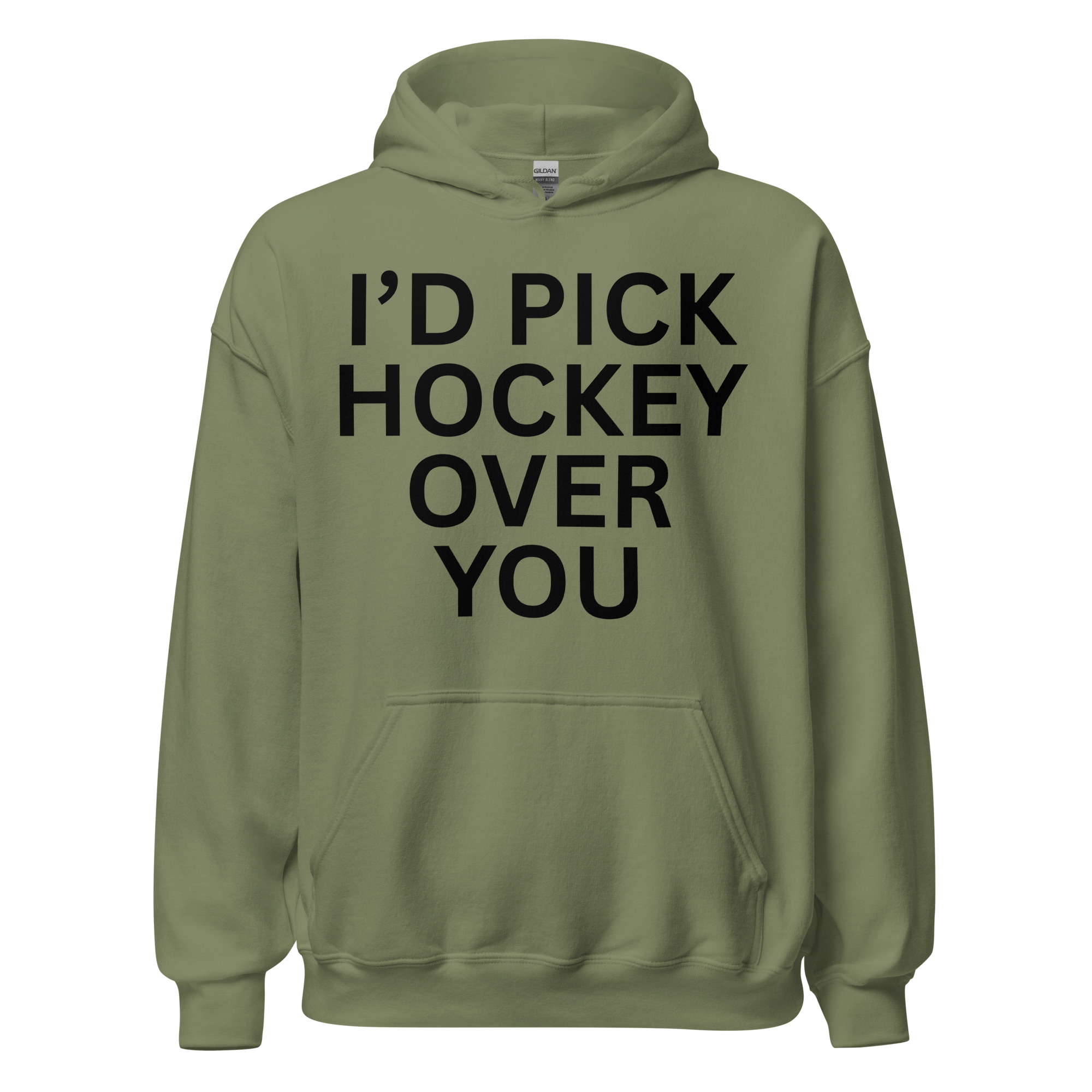 I'd Pick Hockey Over You Hoodie - Image 5