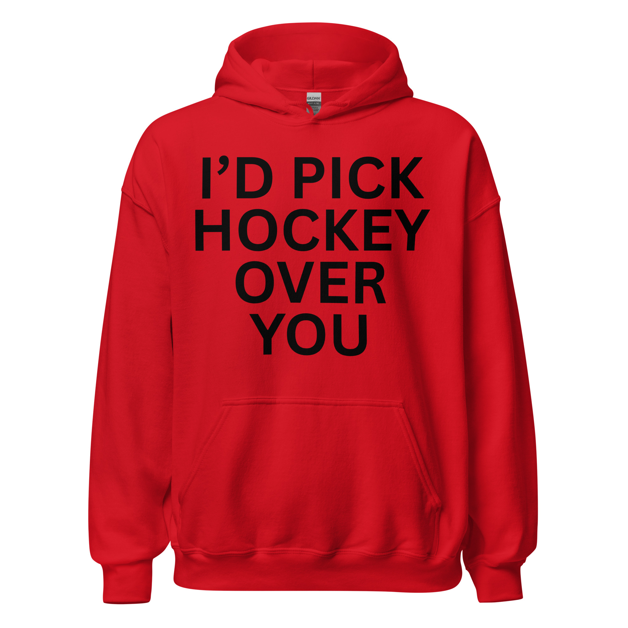 I'd Pick Hockey Over You Hoodie - Image 3