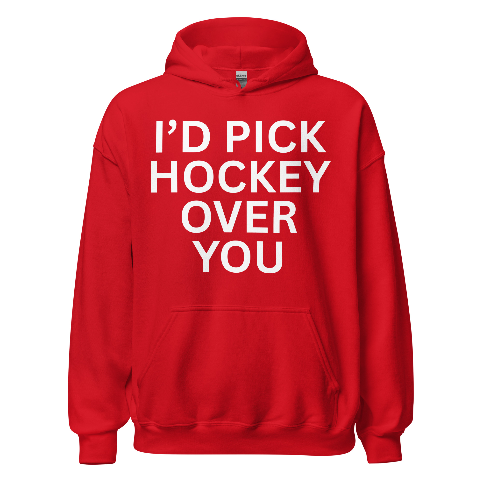 I'd Pick Hockey Over You Hoodie - Image 6