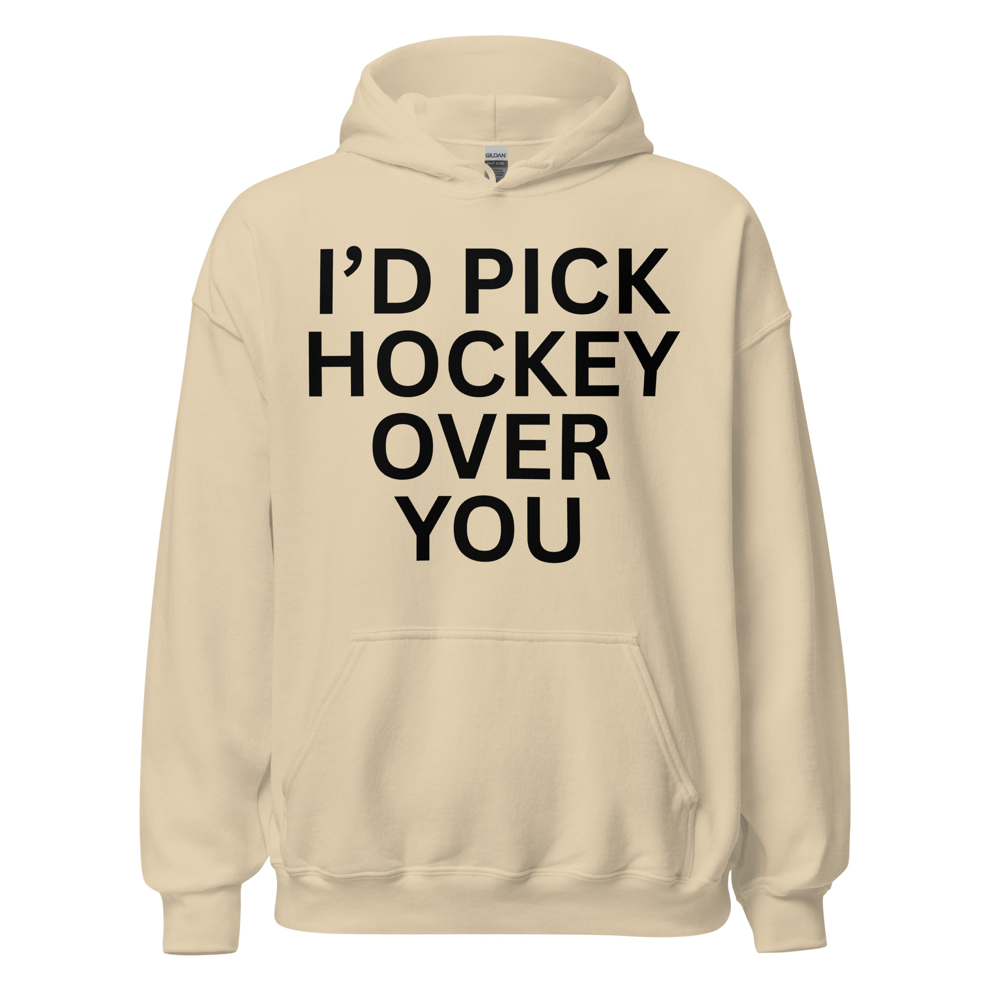 I'd Pick Hockey Over You Hoodie - Image 9