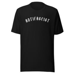 ANTIFASCIST Gothic Font t-shirt