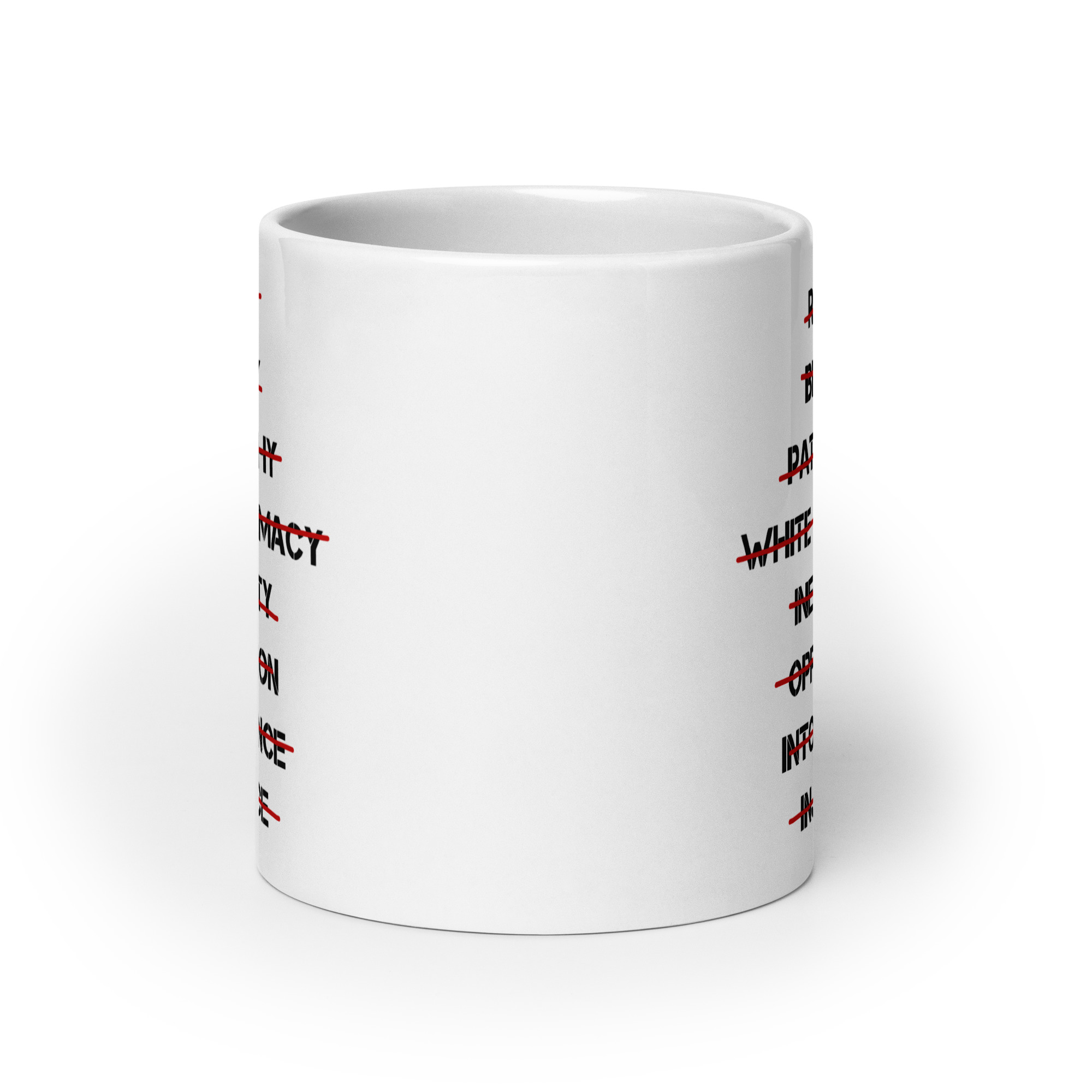 Anti Racism, Anti Bigotry, Anti Patriarchy coffee mug - Image 9