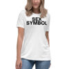 SEX SYMBOL (in black letters) Women's T-Shirt