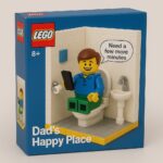 LEGO Dad's Happy Place - Bathroom on the shitter