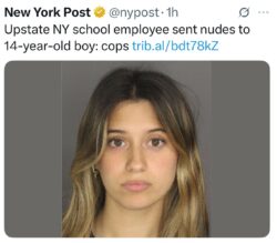 Upstate NY school employee sent nudes to 14 year old boy