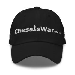 ChessIsWar.com 4 Embroideries Hat