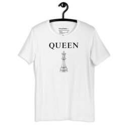 WHITE QUEEN CHESS T-Shirt | Queen’s Gambit White Queen