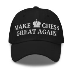 MAKE CHESS GREAT AGAIN Hat (Embroidered) | King Crown hat
