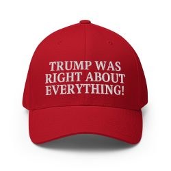 TRUMP WAS RIGHT ABOUT EVERYTHING Baseball Hat (Embroidered)