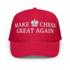 MAKE CHESS GREAT AGAIN Trucker Hat (Embroidered) King Crown