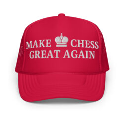 MAKE CHESS GREAT AGAIN Trucker Hat (Embroidered) King Crown