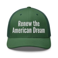 RAD Renew the American Dream trucker hat