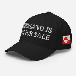 Alternative view of Greenland Is Not For Sale Hat | Greenland Flag