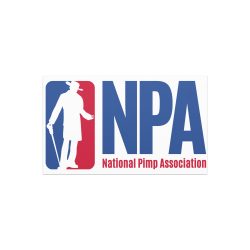 NPA National Pimp Association Car magnet