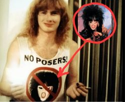 Dave Mustaine No Posers shirt Nikki Sixx Megadeth Motley Crue