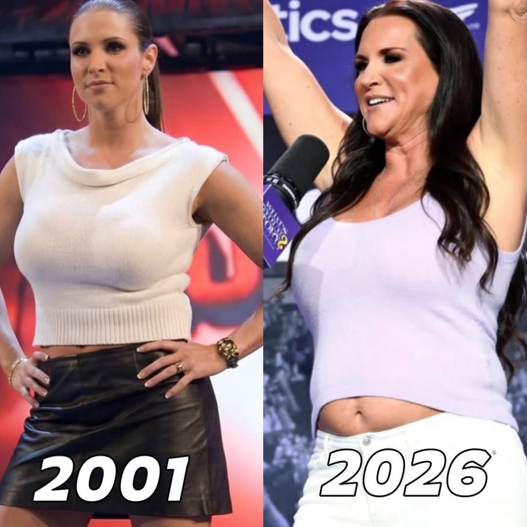 Stephanie McMahon 2001 vs 2026