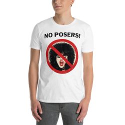 NO POSERS T-Shirt (No Glam Metal Allowed)