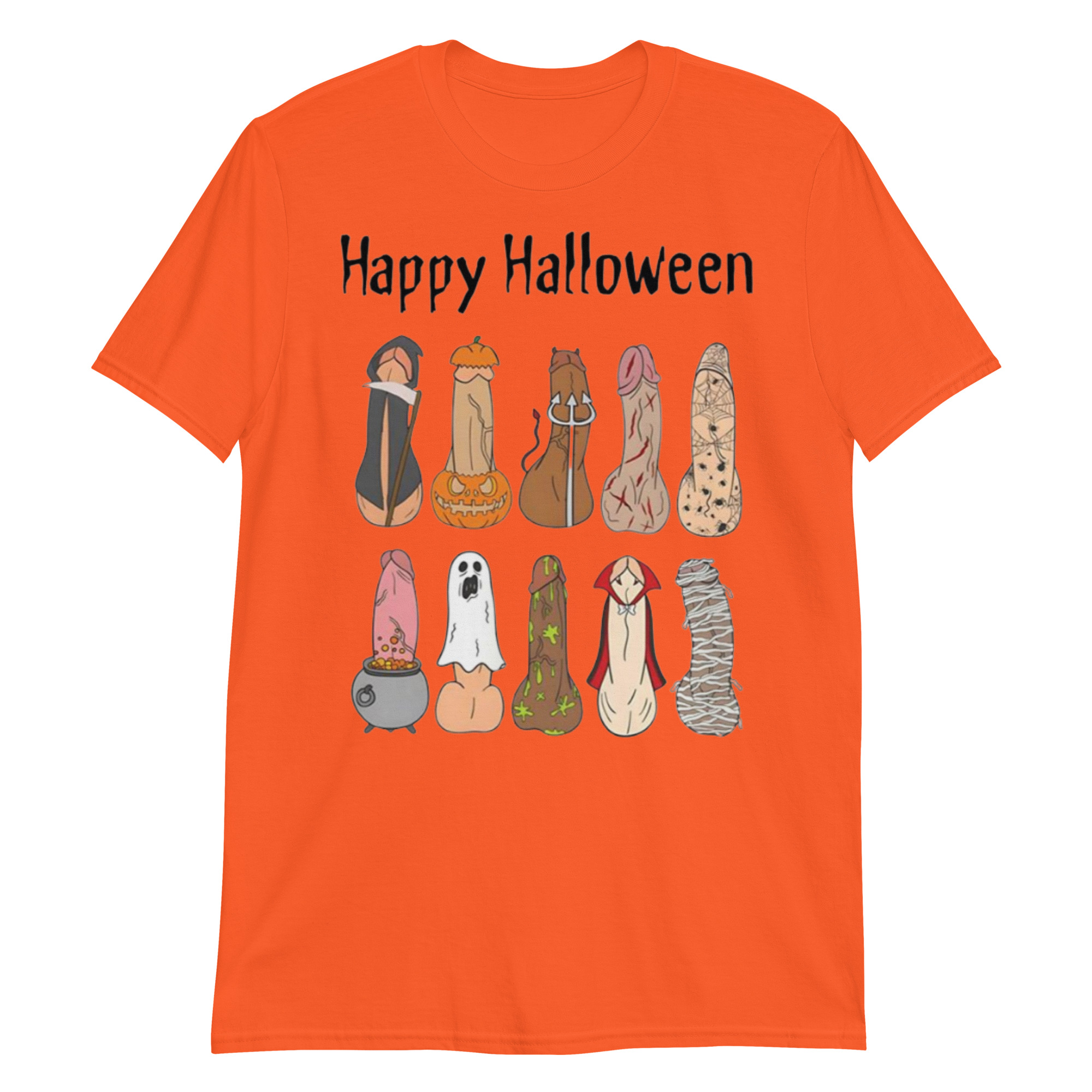 Happy Halloween Dick T-Shirt - Image 4