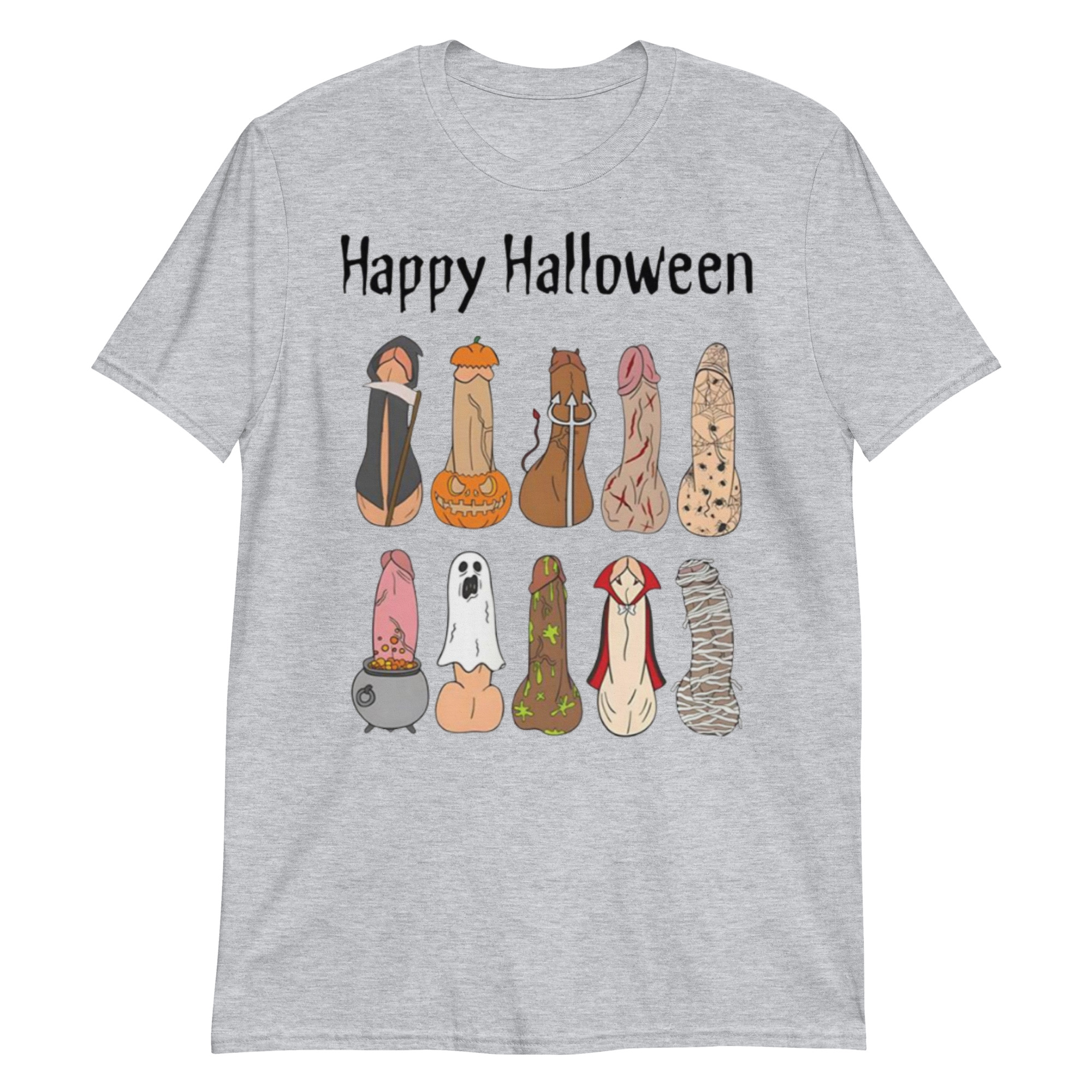 Happy Halloween Dick T-Shirt - Image 5