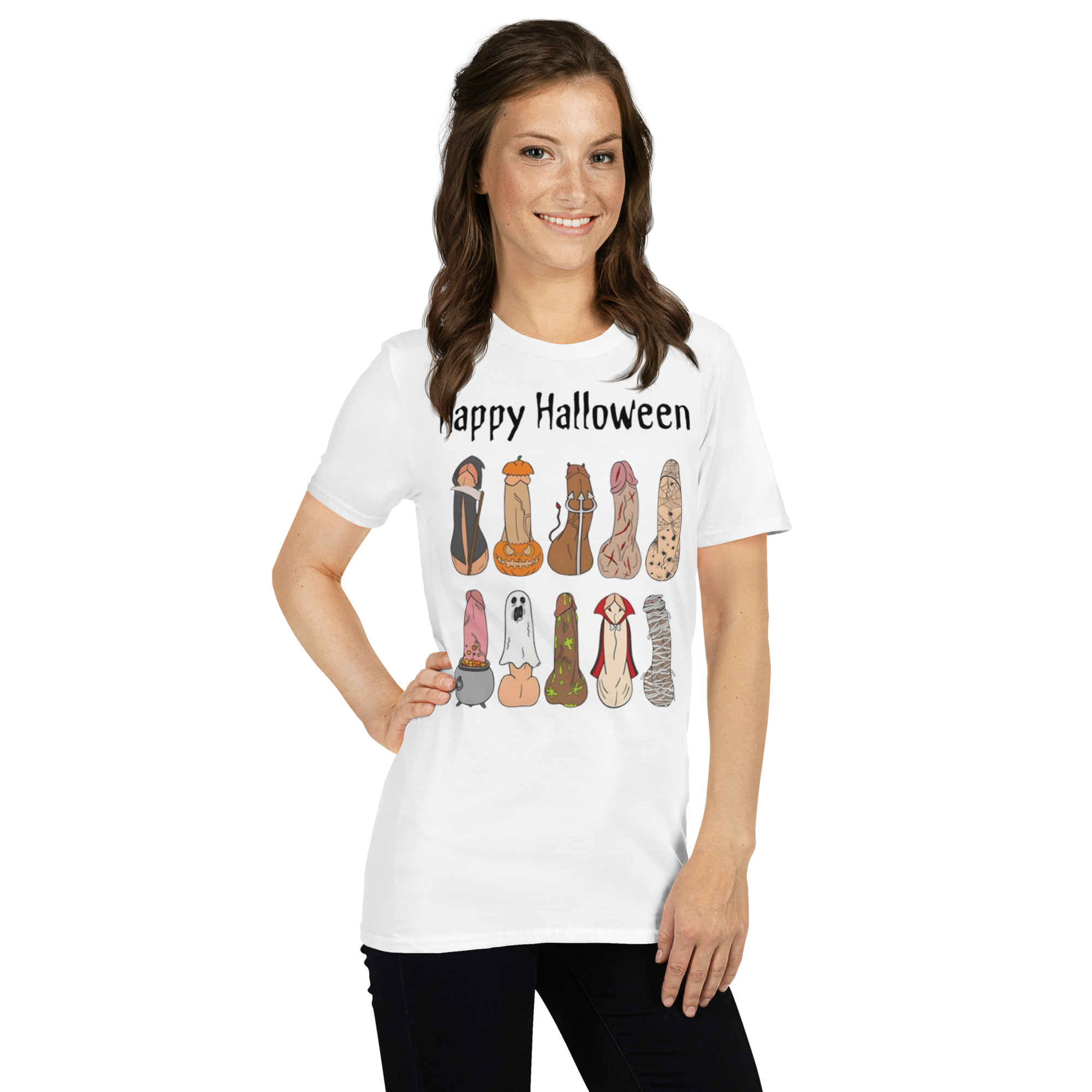 Happy Halloween Dick T-Shirt - Image 2