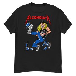 AlcoholicA drunk cartoon T-Shirt - Image 4