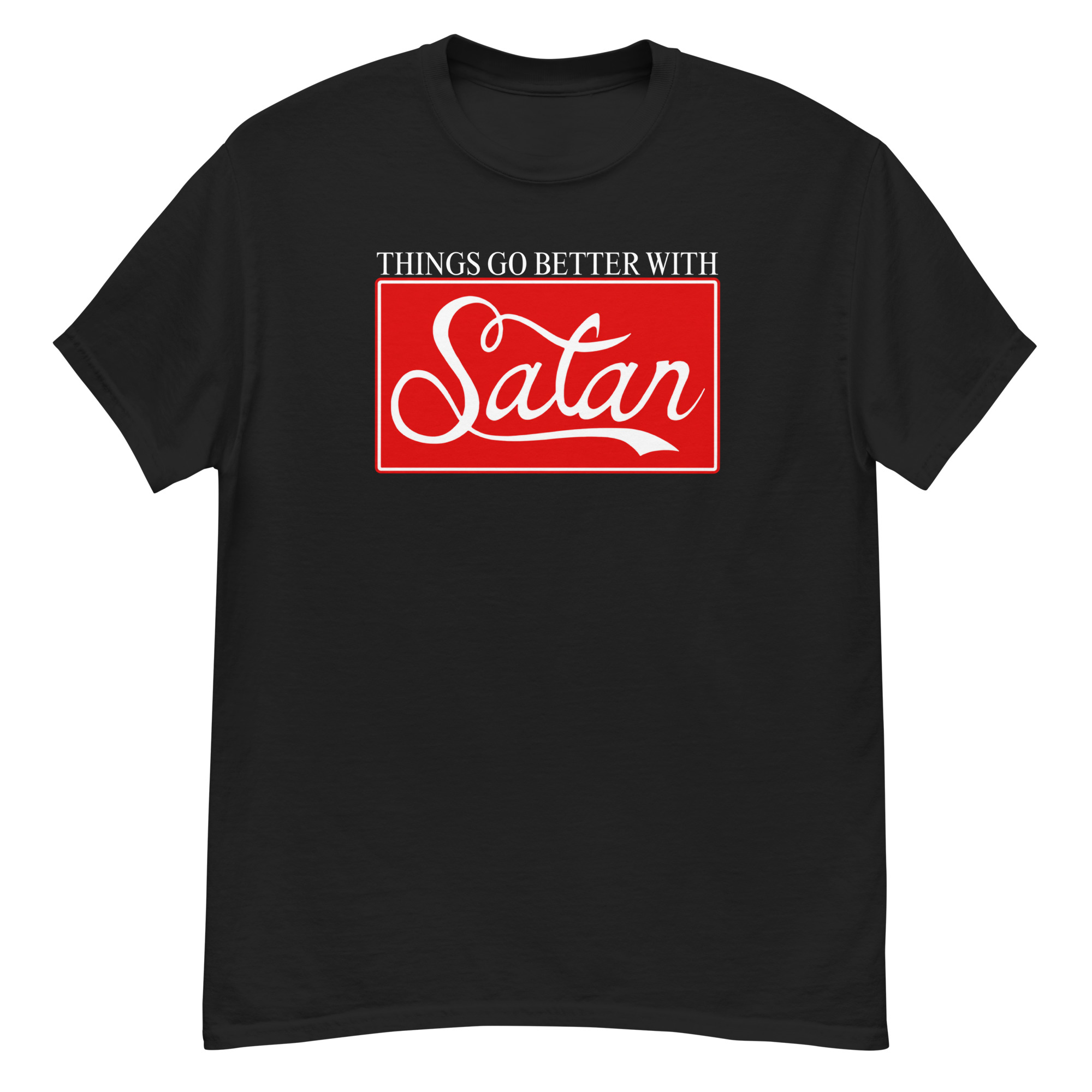 Things Go Better With Satan T-Shirt as worn by James Hetfield MetallicA