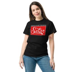 Things Go Better With Satan T-Shirt as worn by James Hetfield MetallicA - Image 3